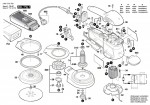 Bosch 3 601 C72 703 Gex 150 Ac Random Orbital Sander 230 V / Eu Spare Parts